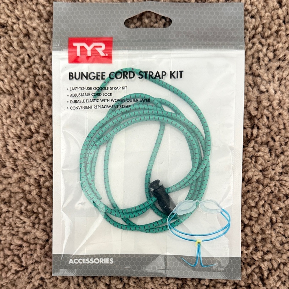TYR Bungee Cord Strap Kit - Teal